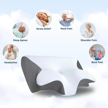 The Loomsy Pain Relief Ergonomic Pillow