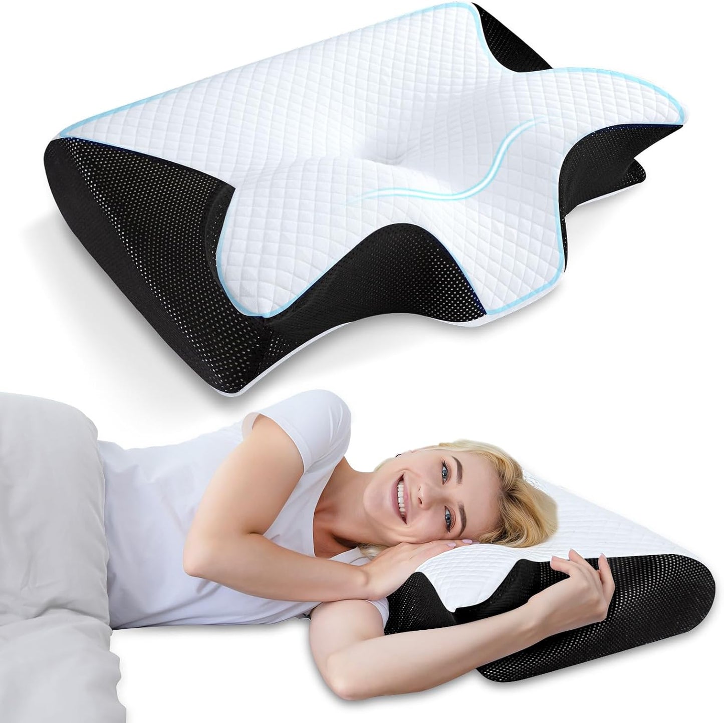 The Loomsy Pain Relief Ergonomic Pillow