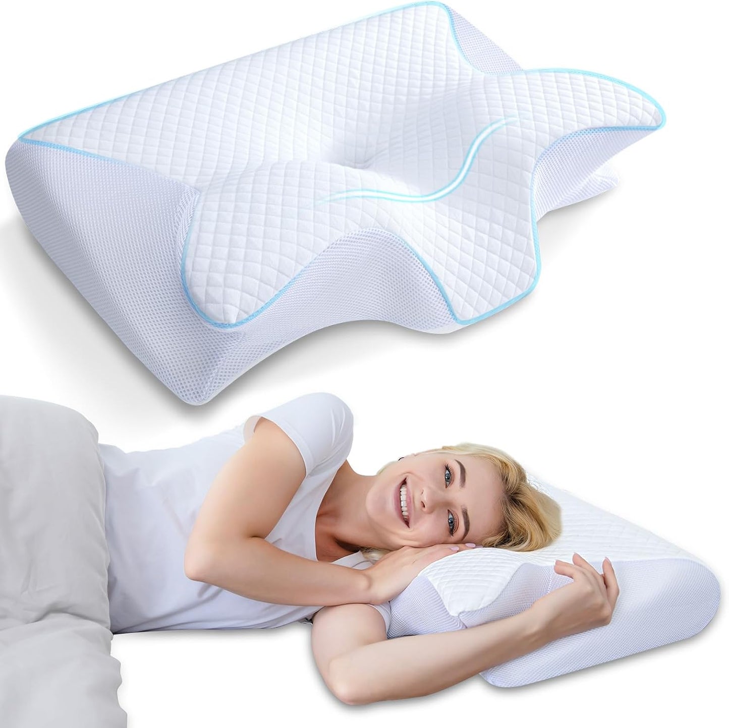 The Loomsy Pain Relief Ergonomic Pillow